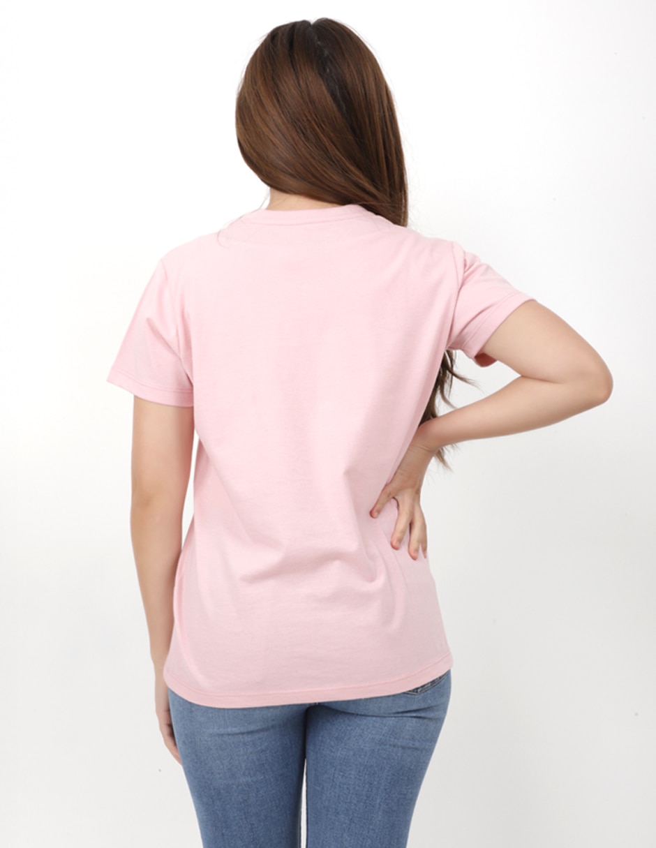 Playera manga corta Nasla cuello redondo para mujer 2